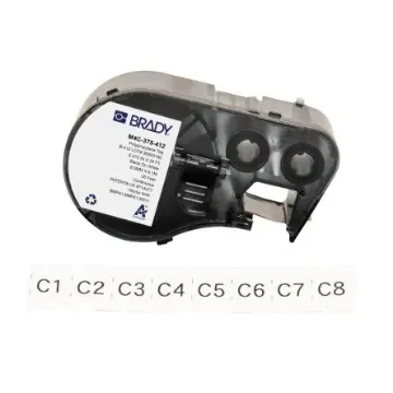 Brady B-412 Label Printer Labels, 9.53mm Width, 1 Qty - M4C-375-412 product image