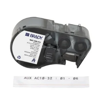 Brady B-414 Label, 6.35mm Width, 1 Qty - M4C-250-414 product image