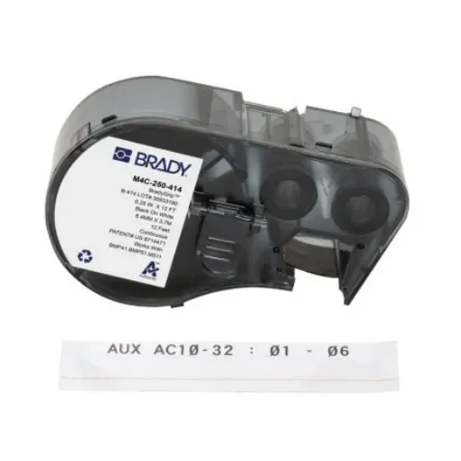 Brady B-414 Label, 6.35mm Width, 1 Qty - M4C-250-414 product image