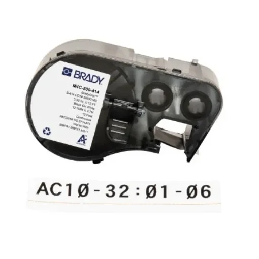Brady B-414 Label, 12.70mm Width, 1 Qty - M4C-500-414 product image