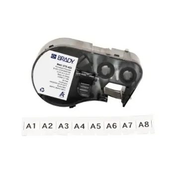 Brady B-422 on Black on White Label, 9.53 mm Width - M4C-375-422 product image