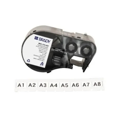 Brady B-422 on Black on White Label, 9.53 mm Width - M4C-375-422 product image