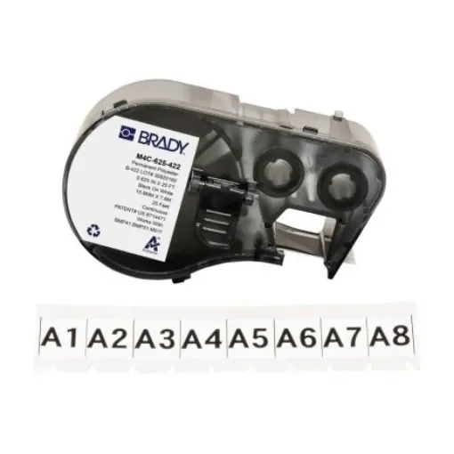 Brady B-422 on Black on White Label, 15.88 mm Width - M4C-625-422 product image