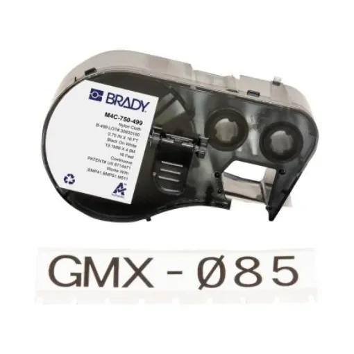 Brady B-499 on Black on White Label, 19.05 mm Width - M4C-750-499 product image