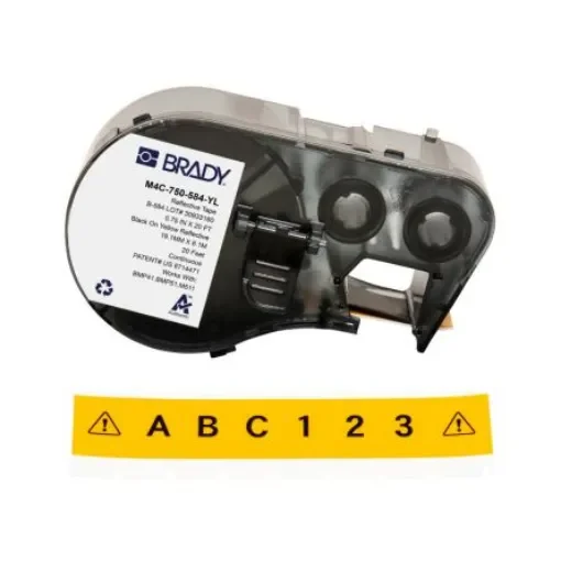 Brady B-584 Label, 19.05 mm Width - M4C-750-584-YL product image