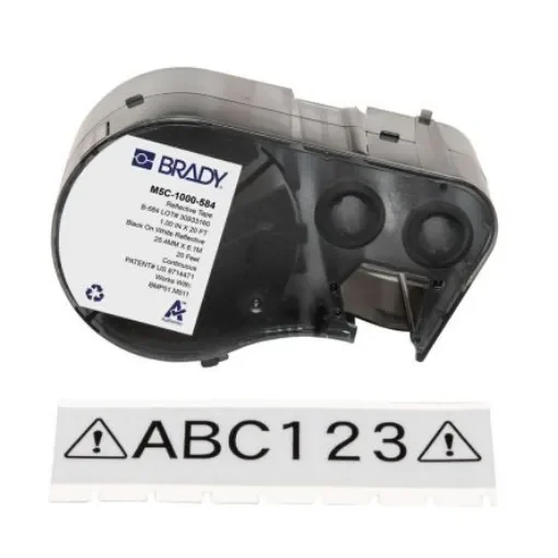 Brady B-584 Label, 25.40 mm Width - M5C-1000-584 product image