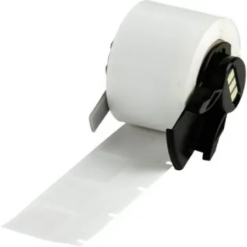 Brady B-417 White, Transparent Label, 19.05mm Width, 9.53mm Height, 250 Qty - M6-18-417 product image