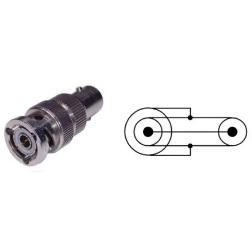 Keysight Technologies N1254A Series Male to Female Triax Connector, Straight Body - N1254A-101 product image