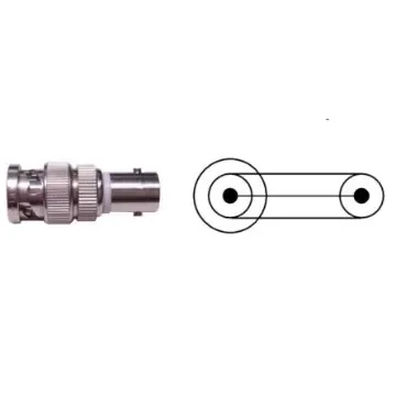 Keysight Technologies N1254A Series Male to Female Triax Connector, Straight Body - N1254A-103 product image
