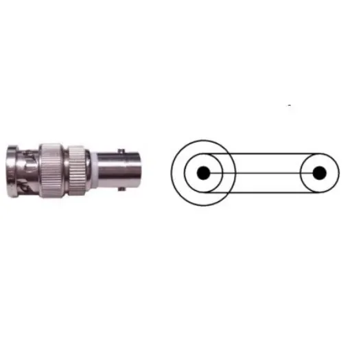Keysight Technologies N1254A Series Male to Female Triax Connector, Straight Body - N1254A-103 product image