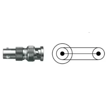 Keysight Technologies N1254A Series Female to Male Triax Connector, Straight Body - N1254A-104 product image
