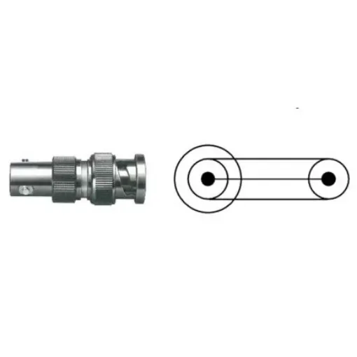 Keysight Technologies N1254A Series Female to Male Triax Connector, Straight Body - N1254A-104 product image