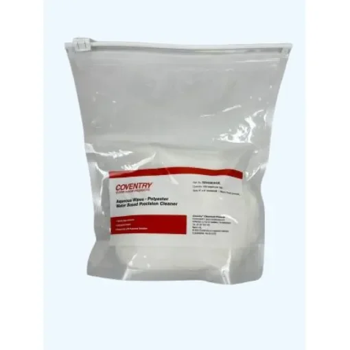 Chemtronics Coventry Poly-Wipes Wet Cleaning Wipes, Bag of 150, 100 x 100mm - 6244SEAQE product image