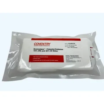 Chemtronics Coventry Econowipes Wet Cleaning Wipes, Bag of 200, 100 x 100mm - 6744IPA70E product image