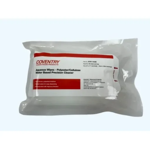 Chemtronics Coventry Econowipes Wet Cleaning Wipes, Bag of 60, 150 x 280mm - 67611AQE product image