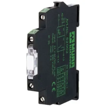 Murrelektronik Limited MIRO TR Series Solid State Interface Relay, 48 Vdc Control, 0.5 A Load, DIN Rail Mount - 52500 product image