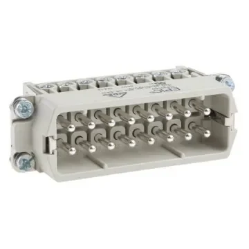 EPIC Heavy Duty Power Connector Insert, 14A, Male, H-A Series, 16 Contacts - 10530000 product image