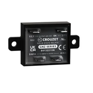 Crouzet GNZ Series Solid State Relay, 8 A Load, Panel Mount, 280 Vrms Load, 32 Vdc Control - 84132210N product image