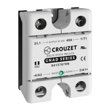 Crouzet GNAD Series Solid State Relay, 40 A Load, Panel Mount, 55 Vdc Load, 32 Vdc Control - 84137670N product image