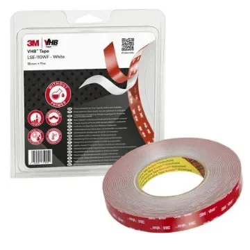 3M LSE-110F, 710028 White Foam Tape, 19.0mm x 11.0m, 1.10mm Thick - 7100288303 product image