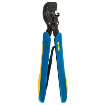 TE Connectivity CERTI-CRIMP Hand Ratcheting Crimp Tool for PIDG Splices, PIDG Terminals, Plasti-Grip Terminals, 3 - 59239-4 product image