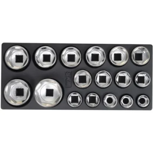 SAM 17-Piece Metric 3/4 in Standard Socket Set - 78-CH17M product image