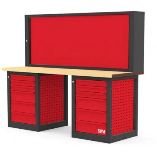 SAM ETAB-KIT200-4 Metal Workbench, 800kg Max Load, 1680mm x 750mm x 2000mm product image