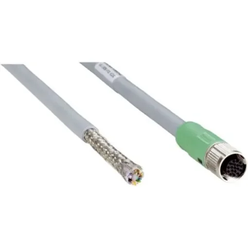 SICK, YF2ASD Series M12 Cable & Connector, 3m Cable Length for Use with Sensors, 9.1mm Probe - YF2ASD-030XXXXLECX product image