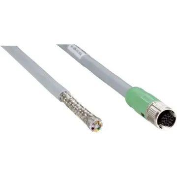 SICK, YF2ASD Series M12 Cable & Connector, 5m Cable Length for Use with Sensors, 9.1mm Probe - YF2ASD-050XXXXLECX product image