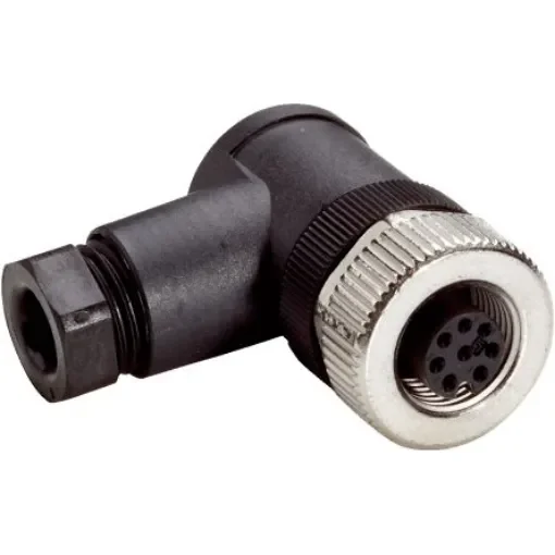 SICK, DOS Compact Power Connector Cable Mount Plug, Screw Termination, 2A, 60 V - DOS-1208-W product image