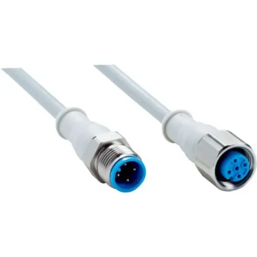 SICK Straight Female 4 way M12 to Straight Male 4 way M12 Connector & Cable, 2m - DSL-1204-G02MNI product image