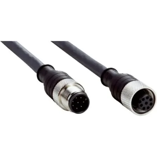 SICK Straight Female 8 way M12 to Straight Male 8 way M12 Connector & Cable, 20m - DSL-127SG20ME25KM0 product image
