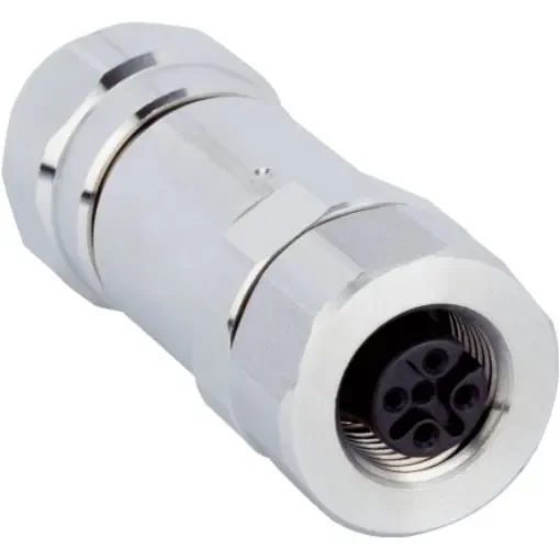 SICK Connector, Screw Mount, M12 Connector, Plug, Female, IP69K, YF12ES5 Series - YF12ES5-0075S5586A product image