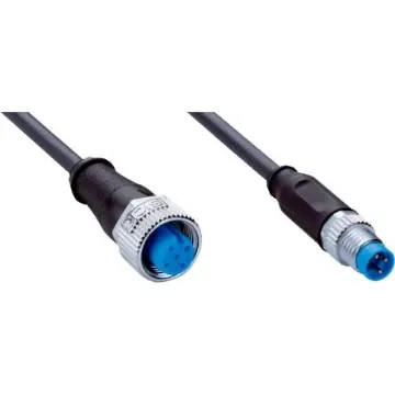 SICK Straight Female 3 way M12 to Straight Male 3 way M8 Connector & Cable, 10m - YF2A13-100UA1M8U13 product image