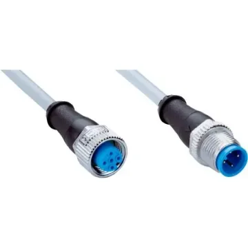 SICK Straight Female 4 way M12 to Straight Male 4 way M12 Connector & Cable, 20m - YF2A14-200VB3M2A14 product image
