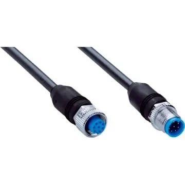 SICK Straight Female 8 way M12 to Straight Male 8 way M12 Connector & Cable, 15m - YF2A18-150UA5M2A18 product image
