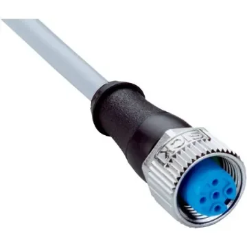 SICK Straight Female 4 way M12 to Connector & Cable, 5m - YF2A24-050VB4XLEAX product image