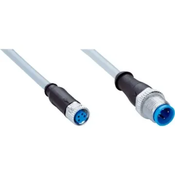 SICK Straight Female 4 way M8 to Straight Male 4 way M12 Connector & Cable, 10m - YF8U14-100VA3M2A14 product image