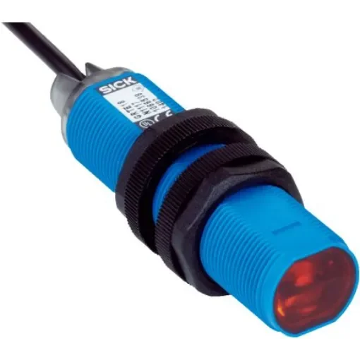 SICK Through Beam Photoelectric Sensor, Cylindrical Sensor, 15 m Detection Range - GRSE18-P1147 product image