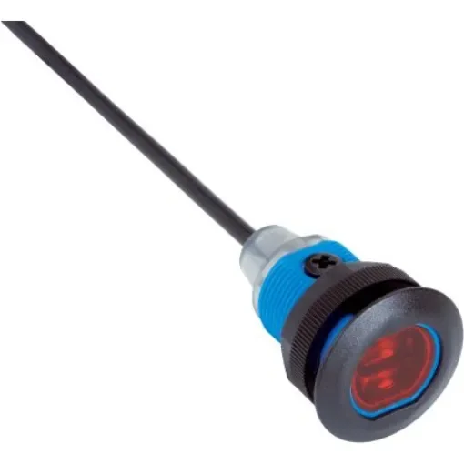 SICK Through Beam Photoelectric Sensor, Cylindrical Sensor, 15 m Detection Range - GRSE18S-N1136 product image