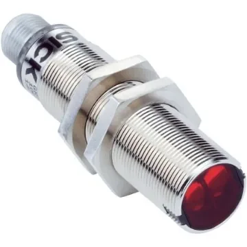 SICK Background Suppression Photoelectric Sensor, Cylindrical Sensor, 300 m Detection Range - GRTB18-N2412 product image
