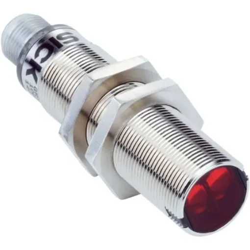 SICK Background Suppression Photoelectric Sensor, Cylindrical Sensor, 300 m Detection Range - GRTB18-N2412 product image