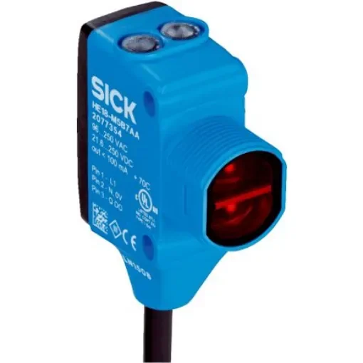 SICK Background Suppression Photoelectric Sensor, Rectangular Sensor, 300 mm Detection Range - HTB18-L1G2AB product image