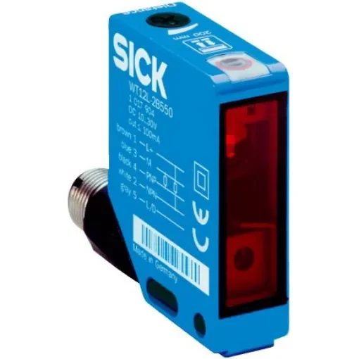 SICK Background Suppression Photoelectric Sensor, Rectangular Sensor, 200 mm Detection Range - WT12L-2B540A01 product image