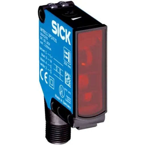 SICK Background Suppression Photoelectric Sensor, Rectangular Sensor, 150 mm Detection Range - WTB11-2P2430S03 product image