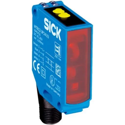 SICK Background Suppression Photoelectric Sensor, Rectangular Sensor, 600 mm Detection Range - WTB12-3N2413 product image
