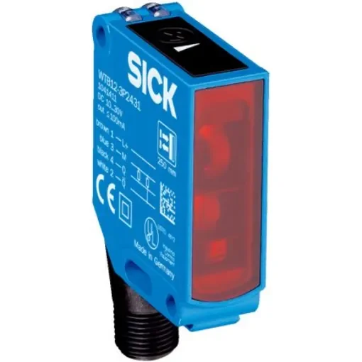 SICK Background Suppression Photoelectric Sensor, Rectangular Sensor, 500 mm Detection Range - WTB12-3P3461S03 product image