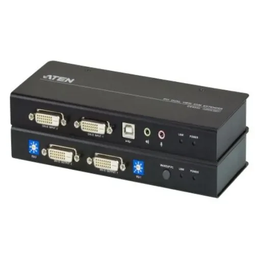 Aten USB DVI-D over CAT 5e KVM Extender, 60m - CE604 product image