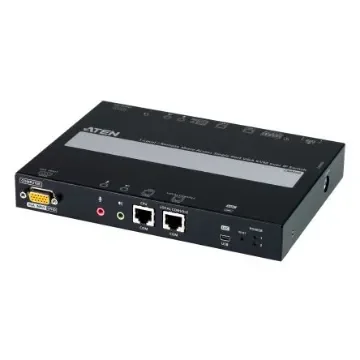 Aten Port USB VGA KVM Switch, 3.5 mm Jack 1920 x 1200 Maximum Resolution - CN9000 product image
