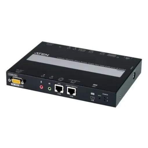 Aten Port USB VGA KVM Switch, 3.5 mm Jack 1920 x 1200 Maximum Resolution - CN9000 product image